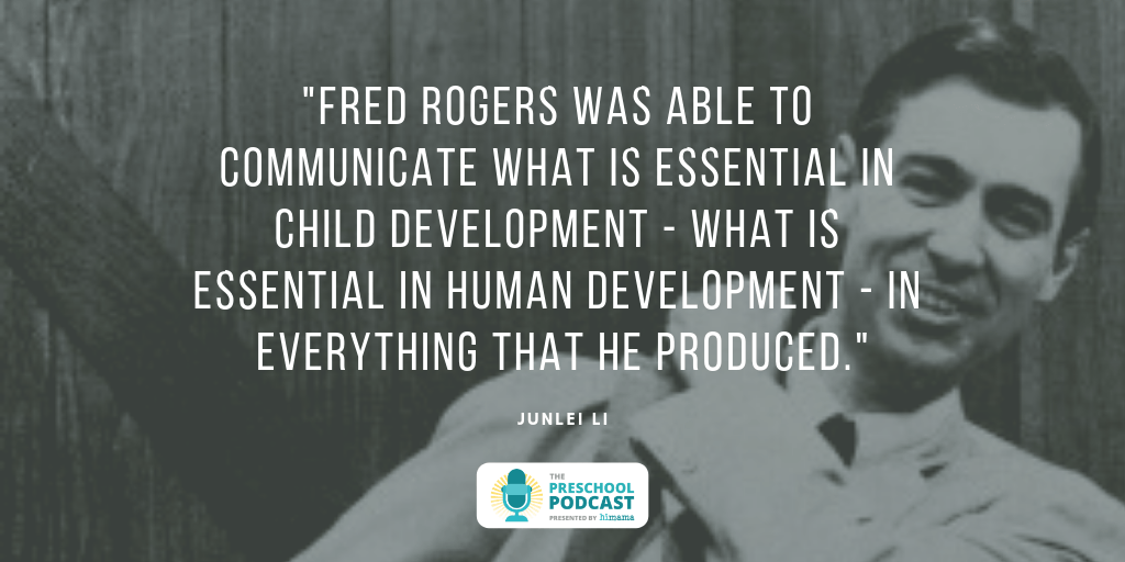 Fred Rogers was able to communicate what is essential in child development - what is essential in human development - in everything that he produced.