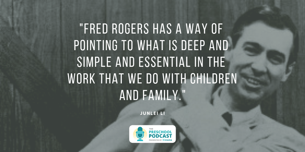 Fred Rogers has a way of pointing to what is deep and simple and essential in the work that we do with children and the family.