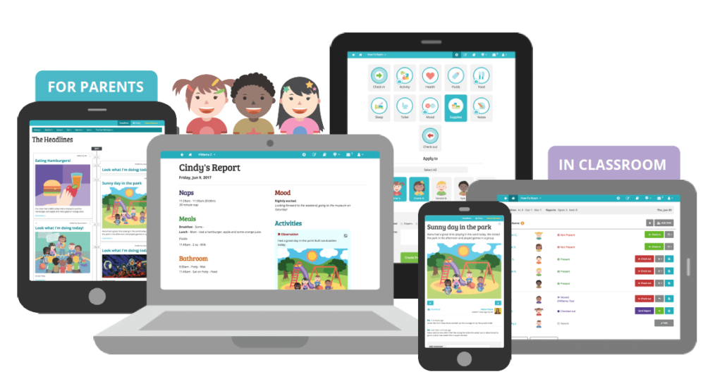 child care app for parent involvement in preschool