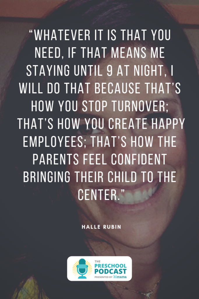 halle rubin preschool podcast quote