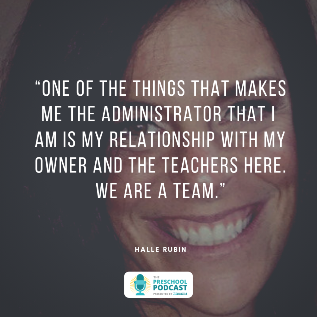 halle rubin preschool podcast quote