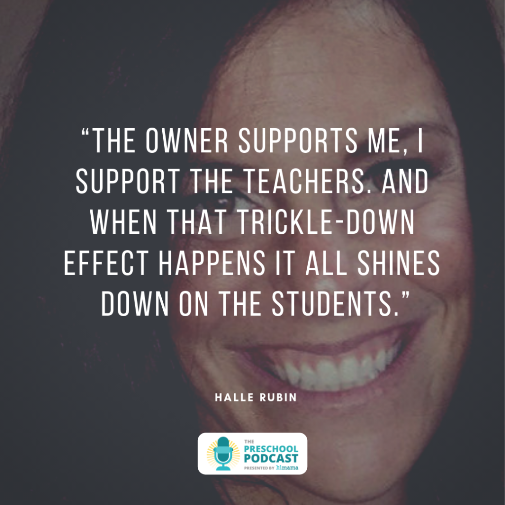 halle rubin preschool podcast quote