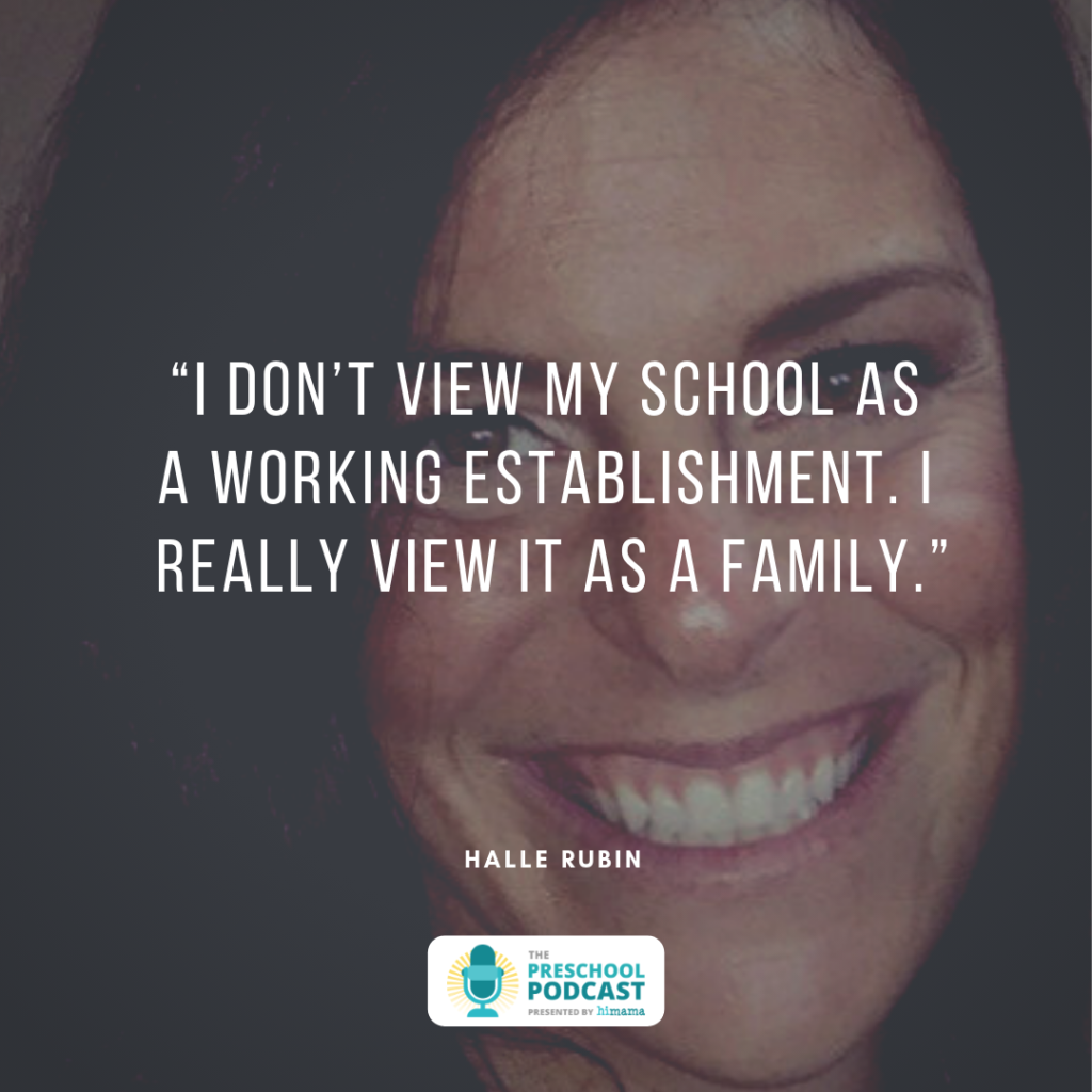 halle rubin preschool podcast quote