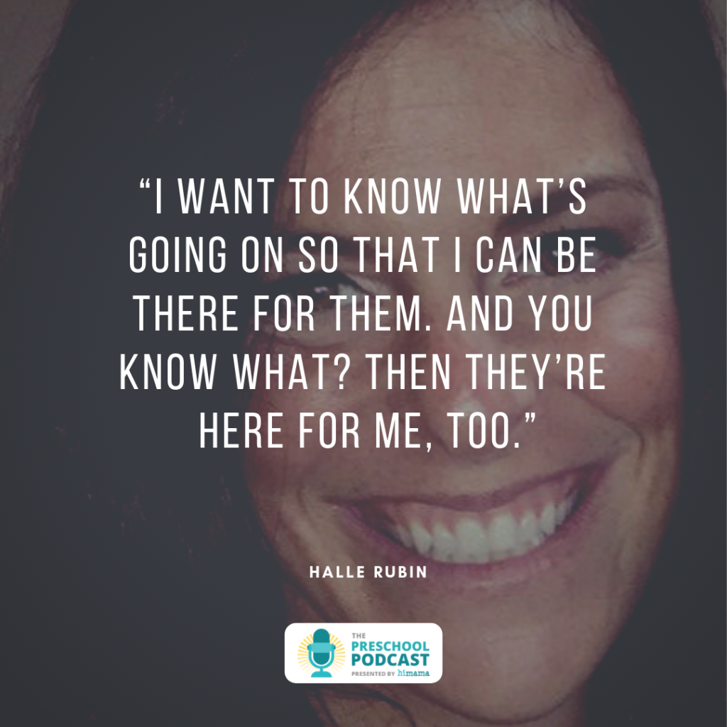 halle rubin preschool podcast quote