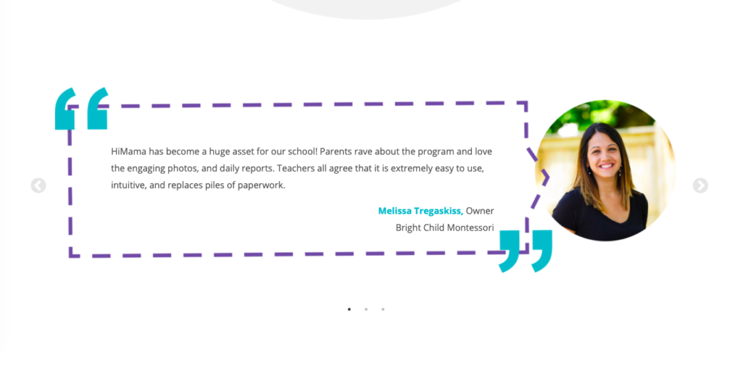 quote testimonial example