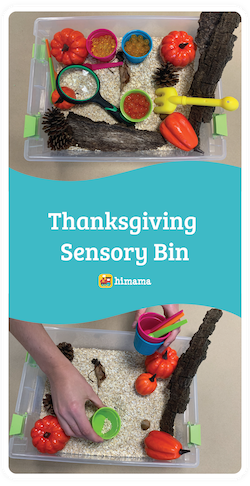 thanksgiving sensory bin