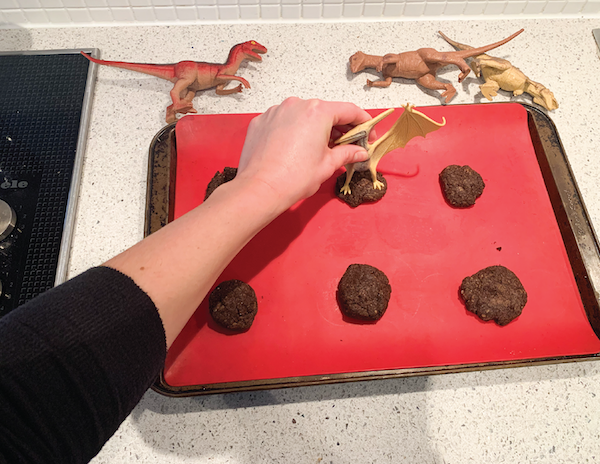 dinosaur fossils preschool activity