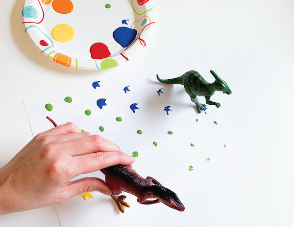 dinosaur footprints preschool activity