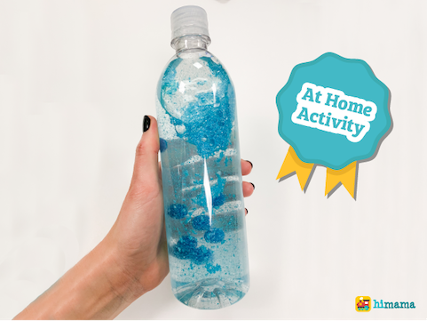 calm down sensory bottle activity