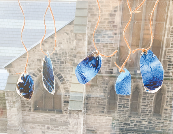 raindrop sun catcher preschool activity