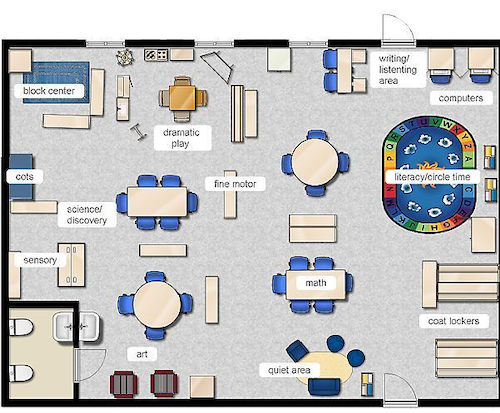 daycare classroom layout